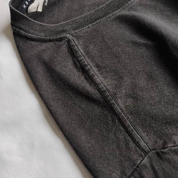 Men's KSUBI "EXILE" Dreamstate T-shirt Dark Grey & Green Crewneck Designer Tee - Picture 16 of 16